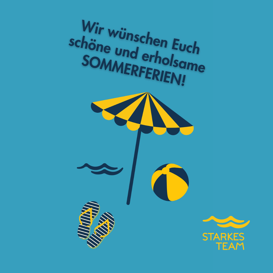 Schöne und erholsame Sommerferien! ☀️🌈⛱️🕊️